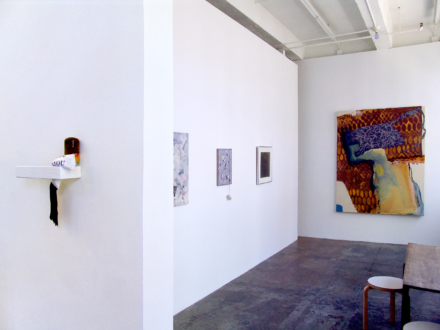 That This Is – Lauren Luloff, Cassie Raihl, William Santen - Installation view, project space: Cassie Raihl, Whitney Claflin, Adrian Piper, Lauren Luloff.