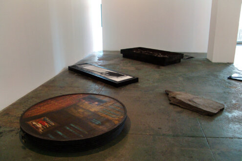 Barbad Golshiri – Curriculum Mortis - Installation view towards west and north wall.