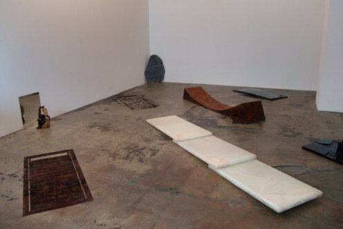 Barbad Golshiri – Curriculum Mortis - Installation view towards east and south wall.