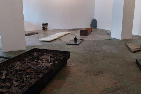 Barbad Golshiri – Curriculum Mortis - Installation view towards east and south wall.