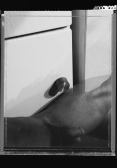 <i>Defining Self Sufficiency</i>, 1993. Black and White silver gelatin print. Edition of 6 (+1 AP).