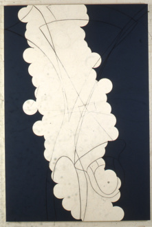 <i>Named</i>, 1997.
pencil and charcoal on canvas
90 × 60 in.