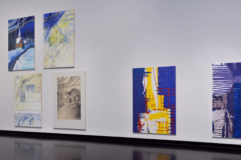 Stand Alone Paintings - Installation view, Tang Teaching Museum