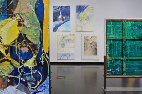 Stand Alone Paintings - Installation view, Tang Teaching Museum