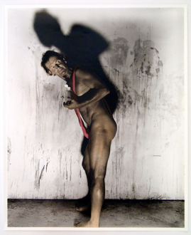 B, 2013. Hand-tinted silver gelatin print, edition of 5 (+2 AP), 37.5 x 29.25 in.