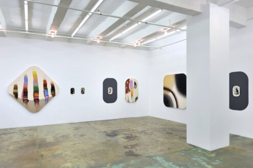 Caput Mortuum - Installation view: east & south walls with column