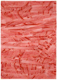 Spirited Densities – Ryan McLaughlin, Zach Nader, Ferdinand Penker, Emma Webster - Ferdinand Penker, Ohne Titel, 1999. Tempera on paper, 30 x 27.5 in.