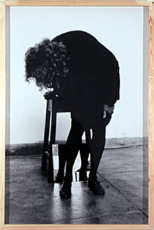 Pintura Habitada and other works, 1975 – present - Dentro de mim, 2000. B/W photograph, 52 x 35.5 in.