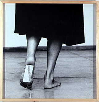 Pintura Habitada and other works, 1975 – present - Dentro de mim, 2000. B/W photograph, 41 x 41 in.