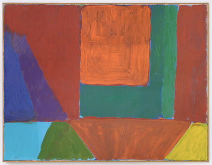 Harriet Korman - <i>Untitled</i>, 1978, Oil on canvas, 28 x 36 in.