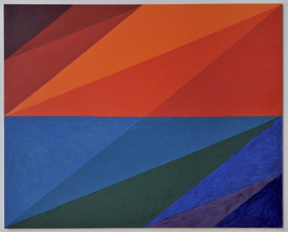 <i>Horizontal</i>, 2011. Oil on canvas, 48 x 60 in.