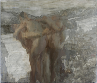 Hard Sauce – Hanneline Røgeberg - Thaw, 2008. Oil on canvas, 72 x 80 in.