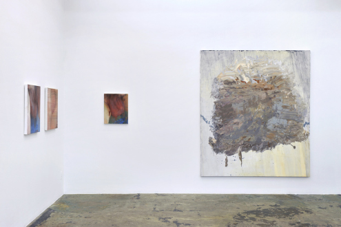 Installation view: east and south wall