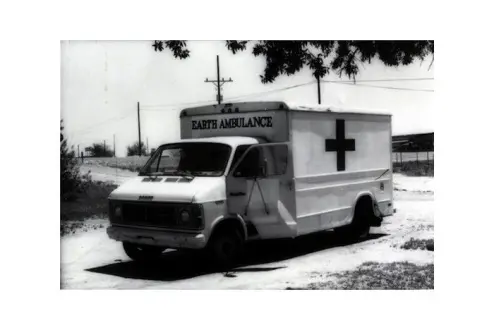 Helène Aylon (American, 1931-2020) The Earth Ambulance, 1982 ©Helène Aylon. Courtesy Leslie Tonkonow Artworks + Projects.