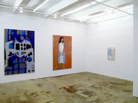 Installation view, east and south wall.