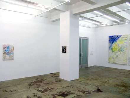 Installation view, south and west wall.