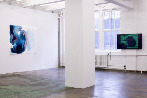 Accrochage - Installation view, west and north walls. 