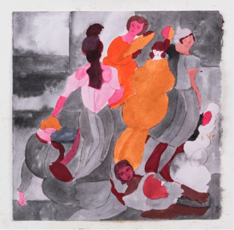 Jackie Gendel – Jackie Gendel - Jackie Gendel, Untitled, 2015. Gouache on paper, 12 x 12 in.