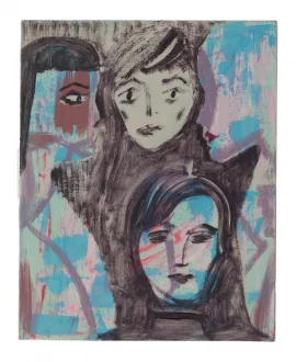 Jackie Gendel, tbt, 2019. Oil on canvas, 20 x 16 in.