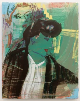 Jackie Gendel, tbt, 2019. Oil on canvas, 20 x 16 in.