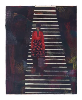Jackie Gendel, tbt, 2019. Oil on canvas, 20 x 16 in.