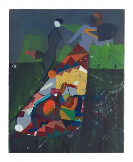 Jackie Gendel, tbt, 2019. Oil on canvas, 20 x 16 in.