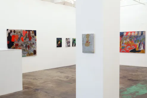 Jackie Gendel, tbt, 2019. Oil on linen, 40 x 30 in.