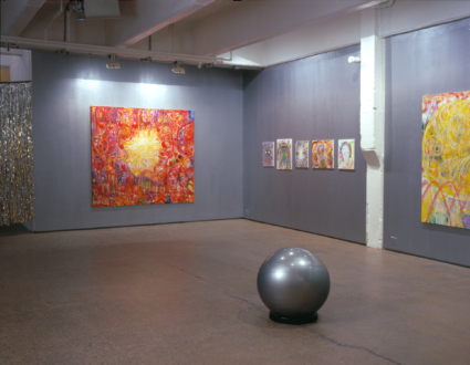 Installation view, south and west wall.