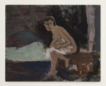<i> Bather</i>, 2021. Oil on linen, 13 x 16in.