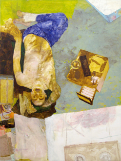 Paint as Figure – Kohei Akiba, Jonathan Delachaux, Jennifer Packer, Schandra Singh, Zheng Wei - Jennifer Packer: For You, James, 2012. Oil on canvas, 96 x 72 in.
