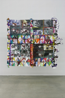 <i>Jamie Foxx Paper Quilt</i>, 2010. 