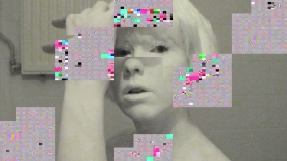 From Net Art to Post-Internet - Rosa Menkman, <i> Demolish the eerie ▼oid</i>, 2010. Single-channel digital video, 1 min.