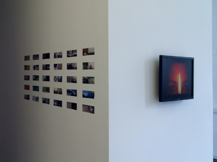 Nadia Khawaja – Drawings – Videos- Photographs - Nadia Khawaja - installation view, corner of north wall.