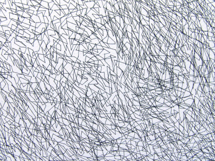 Nadia Khawaja – Drawings – Videos- Photographs - Nadia Khawaja, Drawing 30, 2010. Felt-tip pen on paper, 19.5 x 27.5 in (detail).