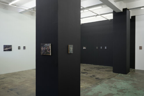 New Work - Installation view of east and north walls.