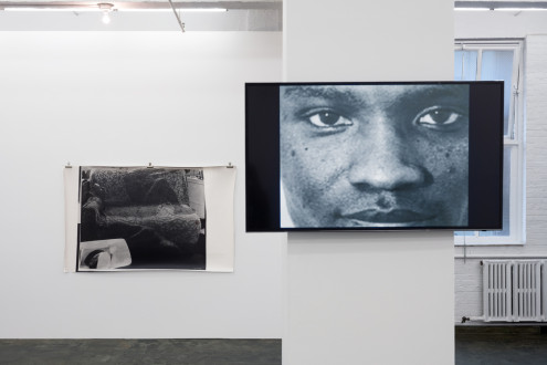 Oladélé Ajiboyé Bamgboyé, 2023 - Installation view, north wall (photo: Fernando Sandoval/MW).