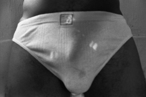 PAT – Unseen, unheard, unexplained - PAT Untitled (White Underwear), 2003. Gelatin silver print, 10.5 x 15.5 in (image size), ed. of 7.
