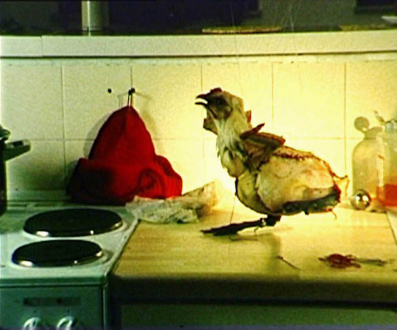 Pia Maria Martin, Haeri Yoo, Yuh-Shioh Wong - Pia Maria Martin: Marche au Supplice, 2005. Still from 16 mm film, 5.25 min.