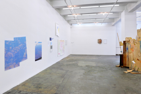 Installation view: west and north walls. 
