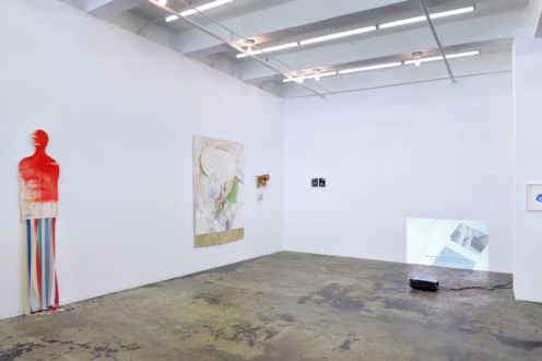 Róza El-Hassan – Labyrinth of Rebellion - Installation view: east and south walls. 