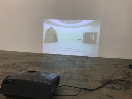 Róza El-Hassan – Labyrinth of Rebellion - Breath, 2014. Video projection. Edition 1 of 5