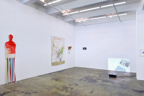 Róza El-Hassan – Labyrinth of Rebellion - Installation view: east and south walls