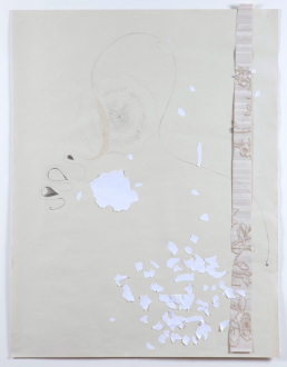 Roza-El-Hassan - Breeze 7, Groundplans for Shelter, 2014. Work on paper, 43.5 x 32.5 in.