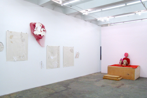 Roza-El-Hassan - Installation view, west and north wall.