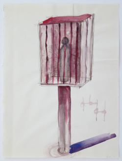 Roza-El-Hassan - Soumenlinna Series, 1999. Work on paper, 13.75 x 9.75 in.