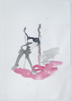 Roza-El-Hassan - Soumenlinna Series, 1999. Work on paper, 13.75 x 9.75 in.