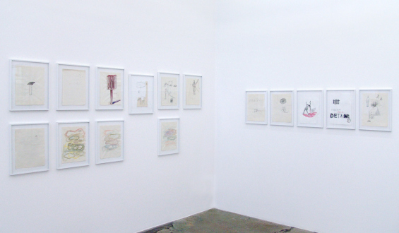 Roza-El-Hassan - Soumenlinna Series, 1999. 15 works on paper (installation view).