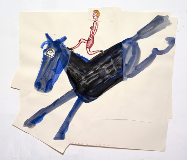 Rose Wylie – Girl and Spiders - 