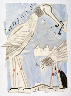 Rose Wylie – Girl and Spiders - 