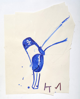 Rose Wylie – Girl and Spiders - 